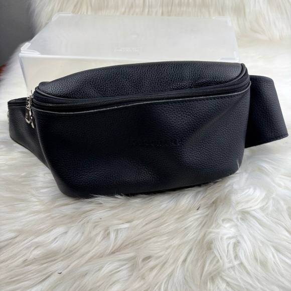 Longchamp Handbags - Longchamp Black Leather Belt/ Fanny Bag with adjustable strap Sleek  Design